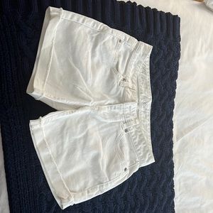 Loft 00p modem white shorts